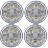 4PCS Par 36 24W Hi-lo Beam LED Work Light Tractor LED Sealed Round Light