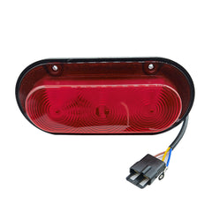 Oval Tractor Tail Lights LED 12V Red Rear Lights Led For John Deere/ Massey Ferguson/ White/ Deutz - Replace OEM No. AR78825, RE39223, AR45099, 30-3153347, 72160473