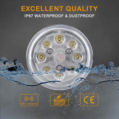 4PCS Par 36 24W Hi-lo Beam LED Work Light Tractor LED Sealed Round Light