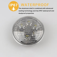 2PCS Par36 4.5In 18W Agriculture Tractor 4411 4410LED Work Light for John Deer, Case IH