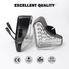 RH & LH LED Headlight Kit 7251341 7251340 For Bobcat A770 S450 S510 S530 S550 S570 S590 S595 S630 S650 S740 S750 S770 S850 T450 T550 T590 T595 T630 T650 T740 T750 T770 T870