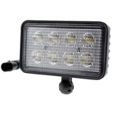 RE154901 5.5x3.2 Inch 40W Led Work Lights W/ Interchangeable Mount Bracket For JD Tractors 9100,9200,9300,9400+ RE154898