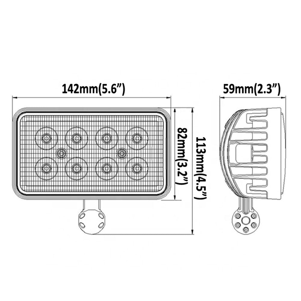 Complete John Deere 8000(T)-8010(T) Series LED Light Kit